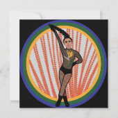 Paradise Dancer B Kerstkaart (Voorkant)