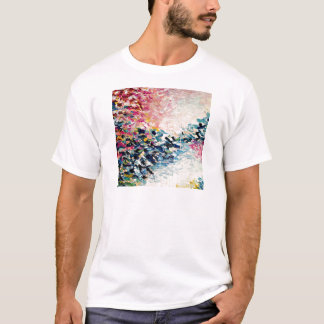 PARADISE DREAMS Colorful Abstract schilderen T-shirt
