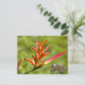 Paradise Flower Briefkaart (Staand voorkant)