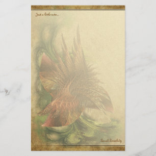 Paradise Fractal Flower-laptop Briefpapier