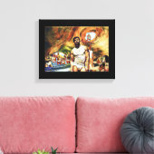 Paradise gevonden canvas afdruk (Insitu (Woonkamer))