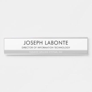 Paradise Grills aangepaste wandplaat Deurbordje