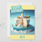 Paradise Island Carte d'anniversaire (Devant)