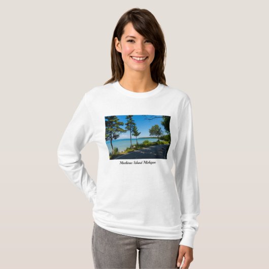 Paradise lange hoes T-Shirt (Voorkant volledig)