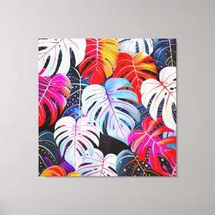 Paradise Oerwoud Tropical Foliage Canvas Afdruk