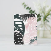 Paradise Palm Fronds Briefkaart (Staand voorkant)