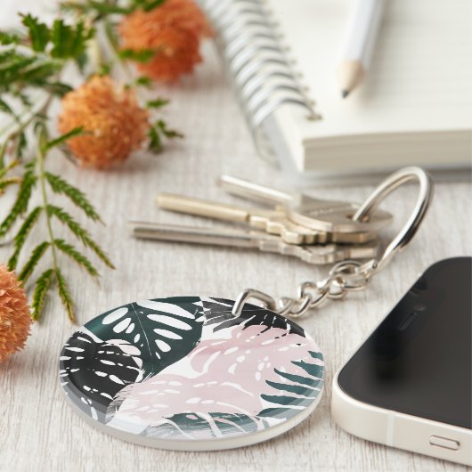 Paradise Palm Fronds Sleutelhanger (Voorkant Rechts)