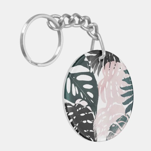 Paradise Palm Fronds Sleutelhanger (Voorkant Links)