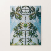 Paradise Palm Trees Reflections Legpuzzel (Verticaal)