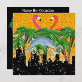 Paradise Party in Style Bright Lights - SRF Kaart (Voorkant / Achterkant)