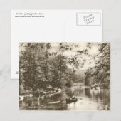 Paradise Pond, Northampton MA Vintage Briefkaart (Voorkant / Achterkant)