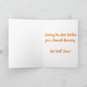 "Paradise Punch" Carte Get Well Card (Intérieur)