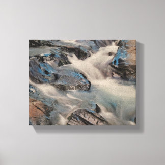 Paradise River op een uitgerekte canvasprint Canvas Afdruk