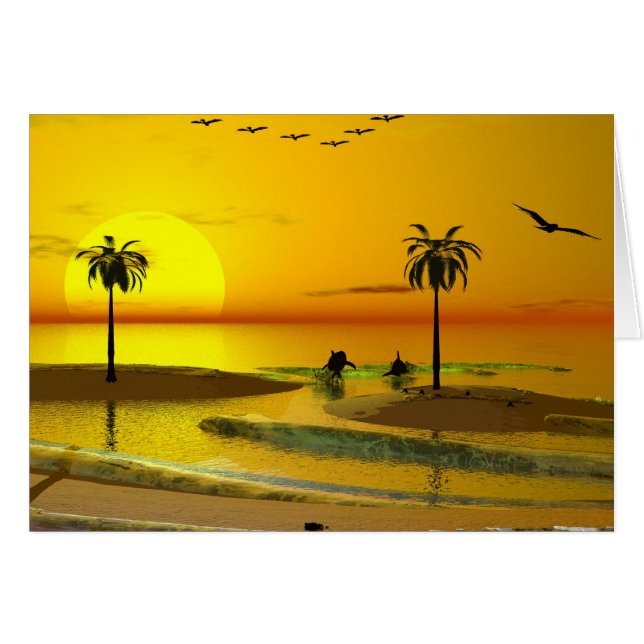 Paradise Shore Sunset (Voorkant Horizontaal)