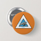 Paradise Surf Club Ronde Button 5,7 Cm (Voorkant /achterkant)