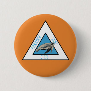Paradise Surf Club Ronde Button 5,7 Cm