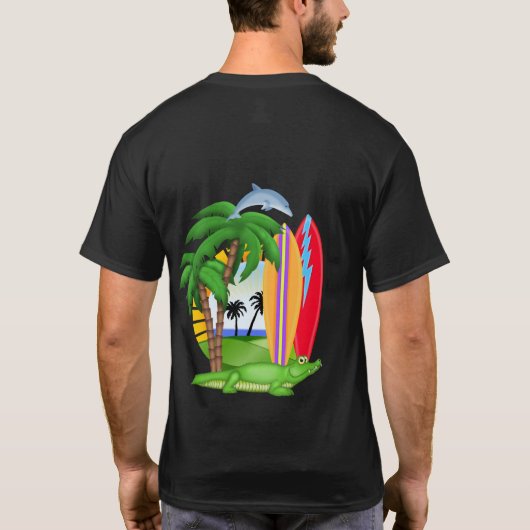 Paradise Surf - SRF T-shirt (Achterkant)