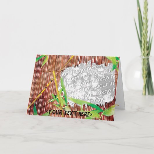 Paradise Through a Bamboo Fence Kaart (Voorkant)