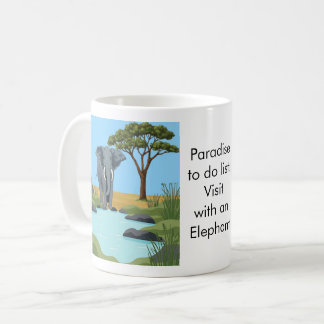 Paradise to do list: Elephant Koffiemok