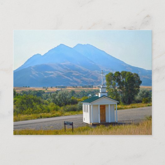 Paradise Valley Chapel, Montana Briefkaart (Voorkant)