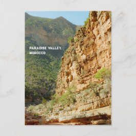 Paradise Valley, Morocco Travel photo Briefkaart