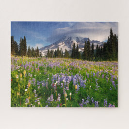 Paradise Wildflower Meadow op Mount Rainier Legpuzzel