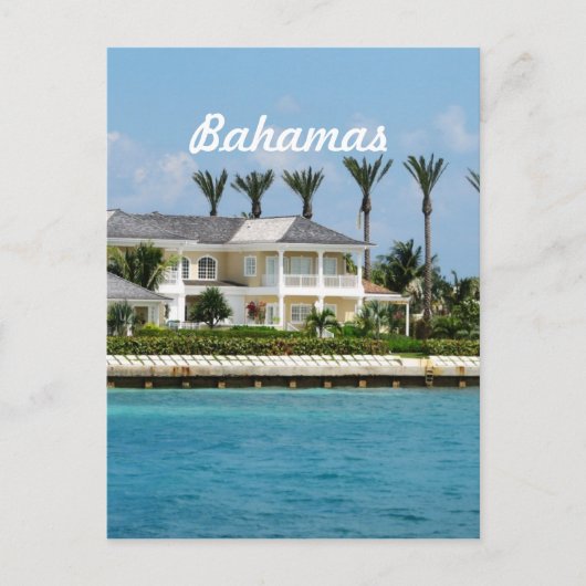 Paradiseeiland Briefkaart (Voorkant)