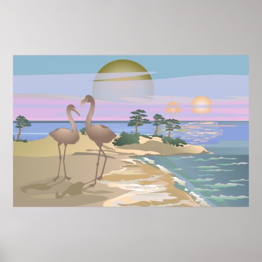 Paradiseeiland Poster (Voorkant)