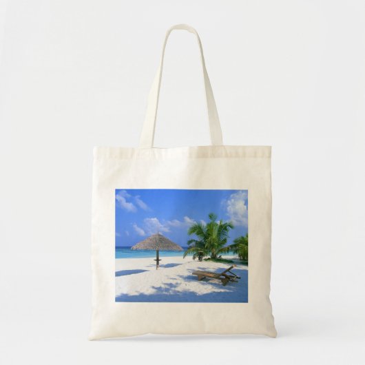 Paradisestrand Tote Bag (Voorkant)