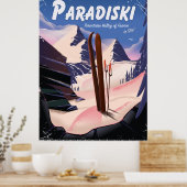 Paradiski Vallée de la Tarentaise, France, Affiche (Cuisine)