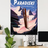 Paradiski Vallée de la Tarentaise, France, Affiche (Bureau à domicile)