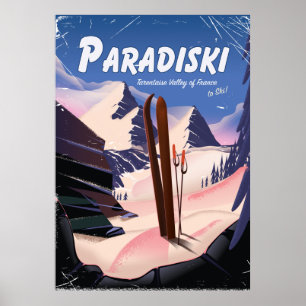 Paradiski Vallée de la Tarentaise, France, Affiche