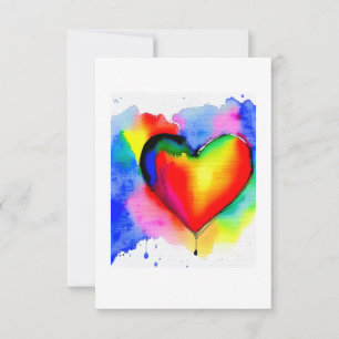 Paradoxale dankbaarheid bedankkaart