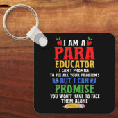 ParaEducator ParaProfessional Snelheidsdocent Can  Sleutelhanger (Voorkant)