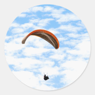 Paragliden in de wolken - Stickers
