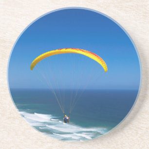 Paragliden nabij wildernis, Garden Route Zandsteen Onderzetter