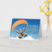 Paraglider Card Kaart (Gele Bloem)