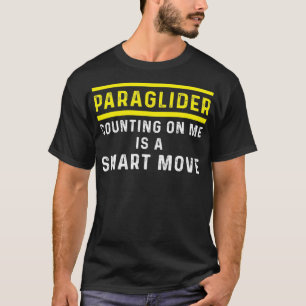Paraglider die grappige paramotor telt t-shirt