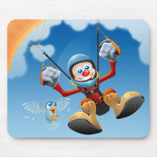 Paraglider Mousepad Muismat (Voorkant)