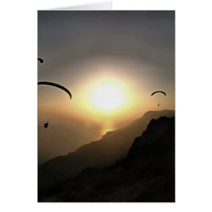 Paragliders Flying Wanderlust Extreme Sports Art