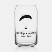 Paragliding Motif texte entièrement personnalisabl (Verso)