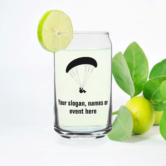 Paragliding Motif texte entièrement personnalisabl