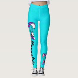 Paragliding unicorn leggings
