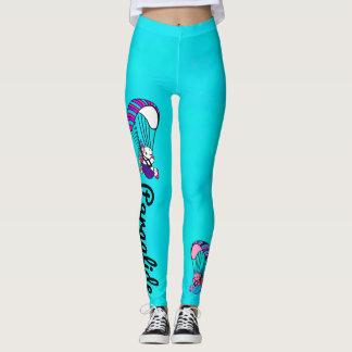 Paragliding unicorn leggings