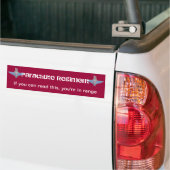 Paragraaf-waaier Bumpersticker (Op Truck)