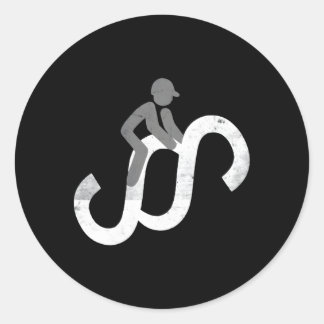 Paragrafen Rider Pedant Stickler Advocaten Ronde Sticker