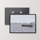 Paragraphíque Pin Button (Voorkant / Achterkant)