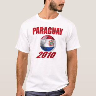 Paraguay 2010 logo vlag La Albirroja Ball T-shirt