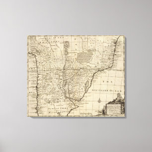 Paraguay Canvas Afdruk