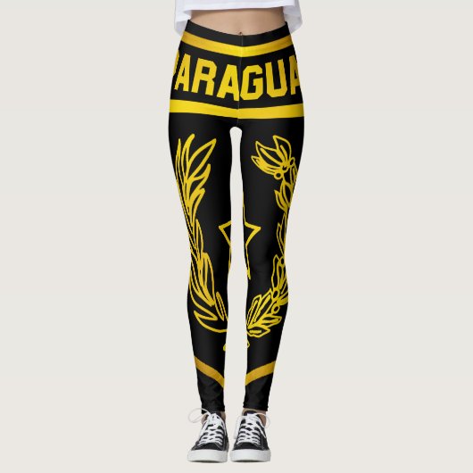 Paraguay Emblem Leggings (Voorkant)